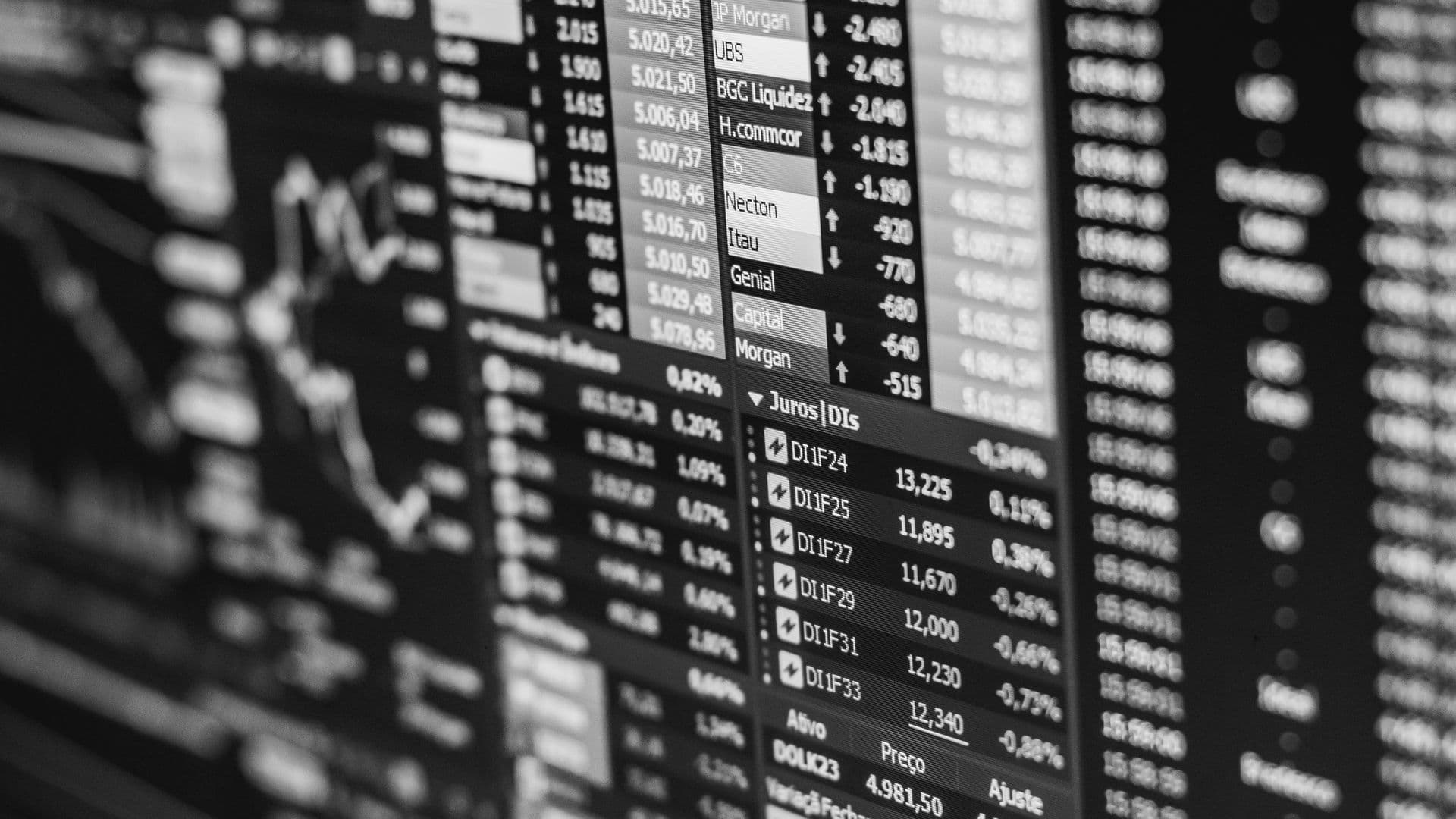 Economic charts newspaper