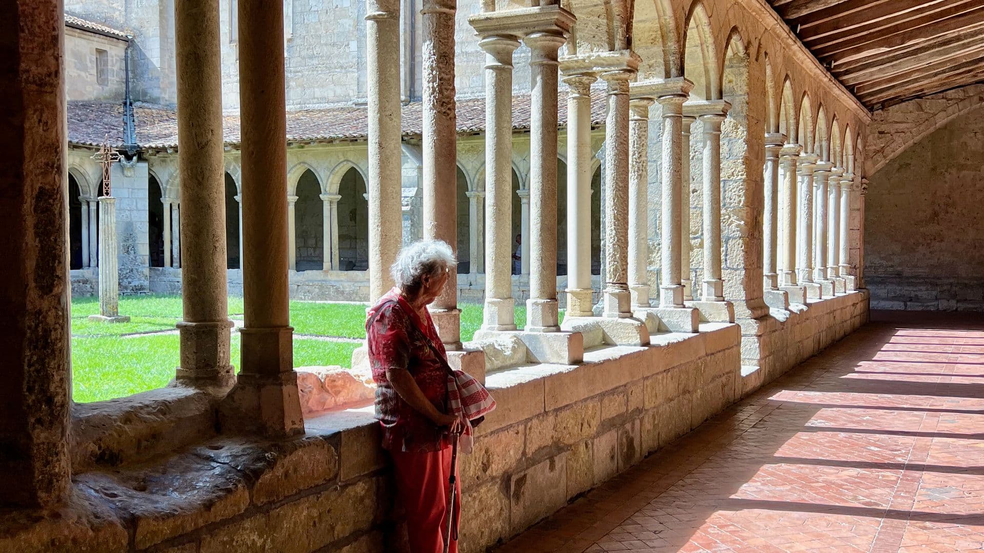 Monastery cloister contemplation